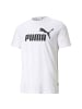 Puma T-Shirt 1er Pack in Weiß/Schwarz