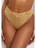 Moda Minx Bikini Hose Kos Pendant Hoop High Waist in Gold Shimmer