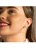 Luxenter Ohrringe aus 925er Sterlingsilber und glitzerndem Zirkonia, 18K vergoldet