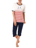 NORMANN Capri Pyjama kurzarm - 54303 in rot