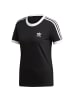 Adidas originals adidas 3-Stripes Tee in Schwarz