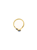 myMo Women Adjustable Ring in Gold Navy