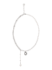 gaya Women Necklace in Silver White