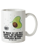 Mr. & Mrs. Panda Pott Avocado Tanzen mit Spruch in Weiß