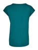 Merchcode Merchcode Damen Ladies Just Start T-Shirt in teal
