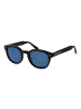 Replay Unisex Sonnenbrille Panto Schwarz