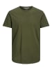 Jack & Jones Basic T-Shirt Rundhals Kurzarm JJEBASHER in Grün