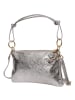 Florence Florence Umhängetasche Leder silber ca. 28cm