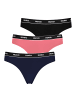 HUGO 3er Pack Thong Stripe in Mehrfarbig