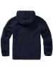 Brandit Fleecejacke/Fleecepullover "Teddyfleece Worker Jacket" in Blau