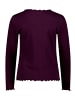 CARTOON Langarm-Shirt mit Kragen in Dark Dahlia