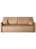 Beliani Schlafsofa EGGE in Braun - (W) 220 x (H) 88 x (L) 93 cm