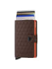 Secrid Optical Miniwallet mit RFID Schutz 6.5 cm in brown-orange