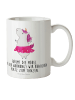 Mr. & Mrs. Panda Kindertasse Einhorn Ballerina mit Spruch in Weiß