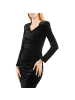 Patrizia Pepe Schwarz Polyester Casual Kleid