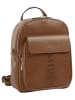 Cluty Rucksack echt Leder in cognac