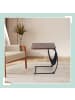 relaxdays Beistelltisch in Braun/ Schwarz - (B)51 x (H)64 x (T)35 cm