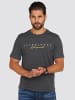 Jack & Jones T-Shirt - JJHARRISON TEE SS CREW NECK in Dark Grey Melange