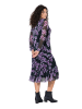 Ulla Popken Kleid in aubergine