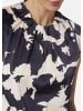 comma Bluse kurzarm in Blau