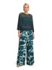 Vera Mont Marlene-Hose mit Taschen in Dark Green/Green