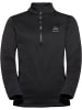 Odlo Kinder Fleecejacke/Fleecepullover "Midlayer 1/2 Zip Berra" in Schwarz