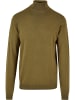 Urban Classics Urban Classics Herren Knitted Turtleneck Sweater in tiniolive