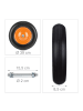 relaxdays Schubkarrenrad in Schwarz/ Orange- 4.80 4.00-8
