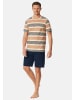 Schiesser Schlafanzug Casual Nightwear in Whisky