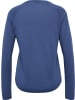 Hummel Longsleeve "Mt Vanja T-Shirt Longsleeve" in Blau