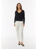 comma Strickpullover langarm in Blau