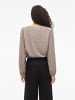 Vila Oberteil mit langen Ärmeln in Moon Rock