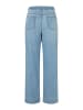 More & More fließende, leichte Jeans in middle blue denim