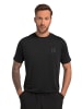 JP1880 Kurzarm T-Shirt in schwarz