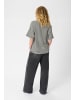 My Essential Wardrobe T-shirt DanaMW Baggy fit in Black W. Off White Stripe