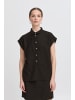 ICHI Bluse kurzarm IHLINNO Loose fit in Black