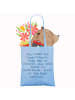 Mr. & Mrs. Panda Shopping Tasche Spruch Kunst der Sinnlichkeit m... in Sky Blue