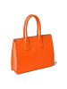 Kmisso Henkeltasche Echt Leder in Papaya