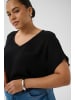 KAFFE curve Bluse ärmellos KCami Loose fit in Black Deep