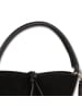 Toscanto Leder Handtasche Toscanto Tasche schwarz ca. 23cm