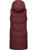 ragwear Steppweste Pavla Vest in Wine Red