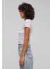 Urban Classics Urban Classics T-Shirts in white/dustylilac