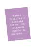 Mr. & Mrs. Panda Postkarte Spruch Tapferkeit Umarmung mit Spruch in Lavendeltraum