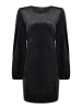 faina Damen Mini Langarmkleid in Schwarz