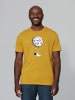 wat? Apparel T-Shirt Funny Spaceman in Ocker