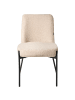 Beliani 2er-Set Esszimmerstuhl MALIN in Beige/Schwarz