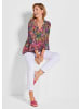GOLDNER Blusenshirt Bunte Tunika mit floralem Print in bunt / gemustert