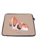 Mr. & Mrs. Panda Notebook Tasche Hund Basset Hound ohne Spruch in Hundeglück
