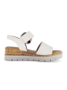 Gabor Plateau Sandalen in creme