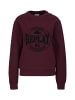 Replay Sweatshirt - College Stickerei in rot